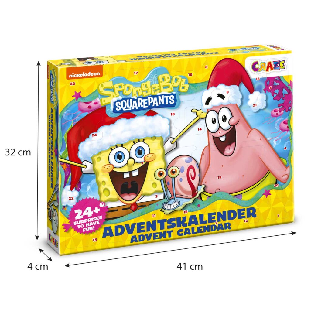 SPONGE BOB Adventskalender CRAZE Shop